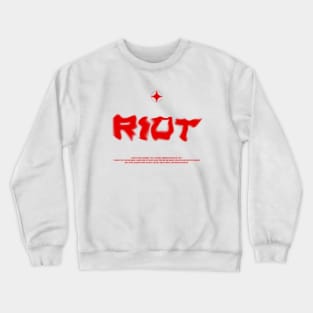 RIOT RED Crewneck Sweatshirt